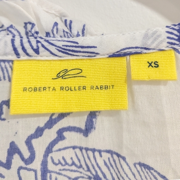 Roller Rabbit Palm Tree Print Tunic Tank - Picture 3 of 6